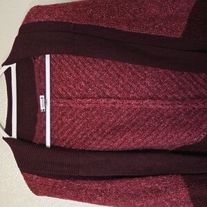 Smartwool | Maroon Moon Ridge Sweater Wrap Size Small